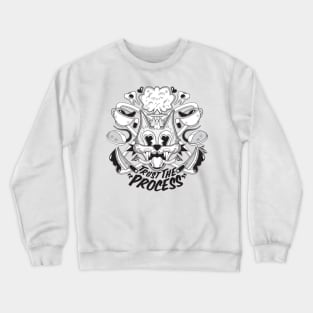 "Trust the Process" white shirt Crewneck Sweatshirt